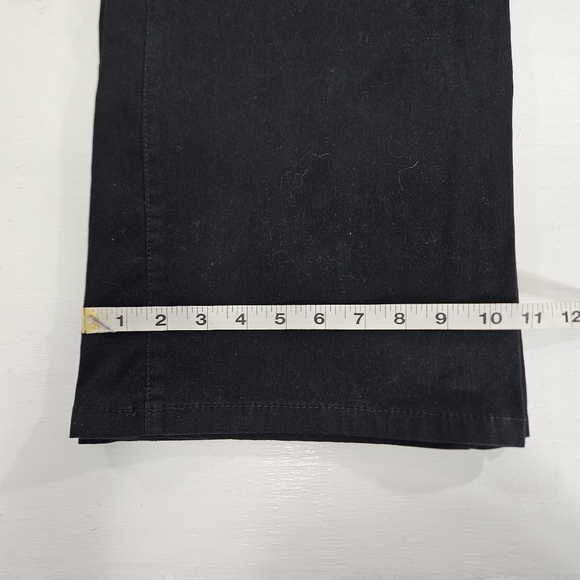 NWT Liz Claiborne Audra black corduroy flare leg pants women's size 14 - Picture 6 of 11